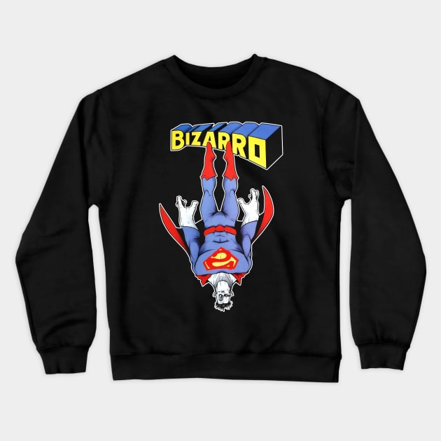 Bizarro (Black Print) Crewneck Sweatshirt by Nerdology